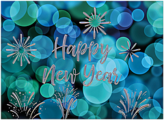Thinking of you with warm wishes for hope, health, and happiness in the new year. New Year Celebration H2625U-AA